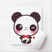 Tapis De Souris Panda de Kawaii (Avec souris)