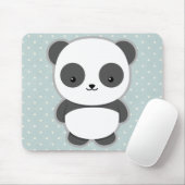 Tapis De Souris Panda de Kawaii (Avec souris)