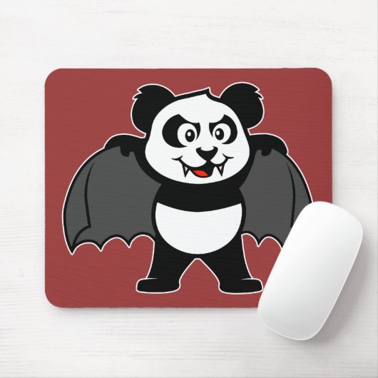 Tapis De Souris Panda de vampire (Avec souris)