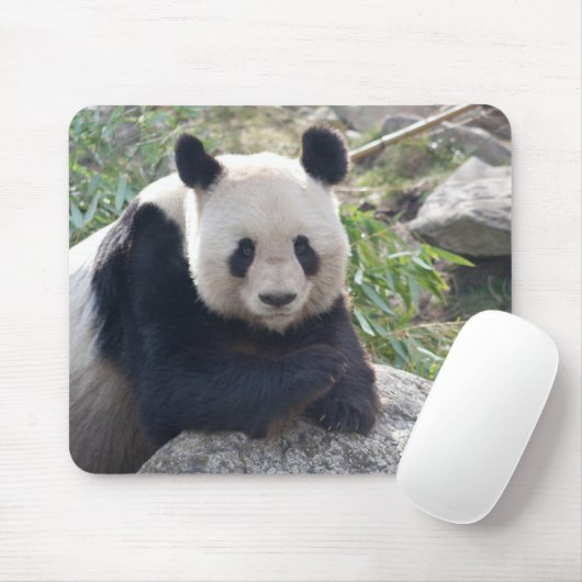Tapis De Souris Panda Géant Amical (Avec souris)
