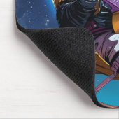 Tapis De Souris Panda Lecture Guitare Pad Souris, Accessoires De B (Coin)