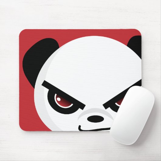 Tapis De Souris Panda mauvais Mousepad (Avec souris)