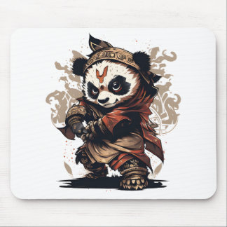 Tapis De Souris panda Mousepad, cool kungfu