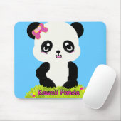 Tapis De Souris Panda Mousepad de Kawaii (Avec souris)