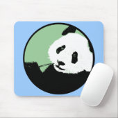 Tapis De Souris panda. seagreen cercle. (Avec souris)