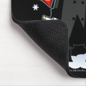 Tapis De Souris Panda soviétique ivre Mousepad (Coin)