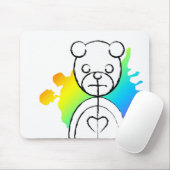 Tapis De Souris panda splatz. (Avec souris)