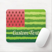 Tapis De Souris Panier à souris à drapeau de pastèque (Avec souris)