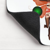 Tapis De Souris Panier à souris à fée de Noël africain-américain (Coin)