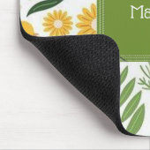 Tapis De Souris Panier à souris à fleurs vertes ! (Coin)