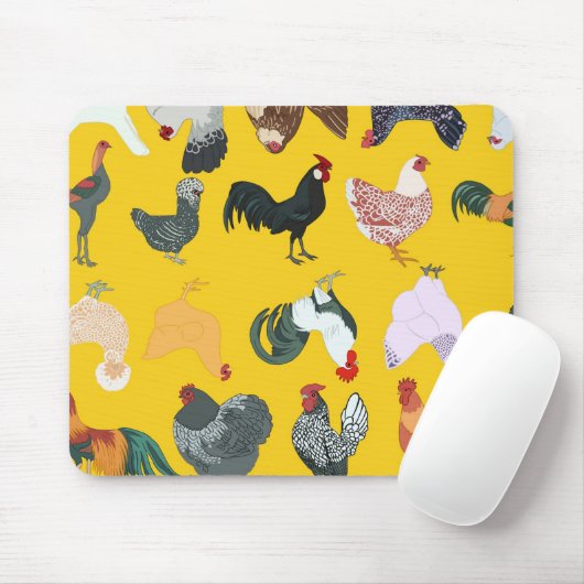 Tapis De Souris Panier à souris à thème poulet (Avec souris)