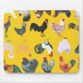 Tapis De Souris Panier à souris à thème poulet (Devant)