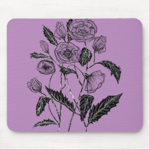 Tapis De Souris Panier à souris - Couleurs personnalisées - Violet