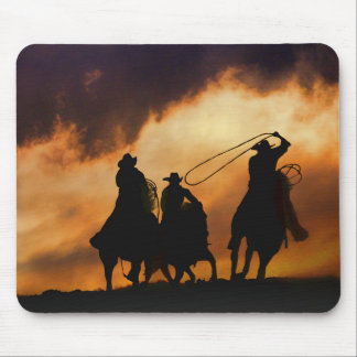 Tapis De Souris Panier à souris Cowboy