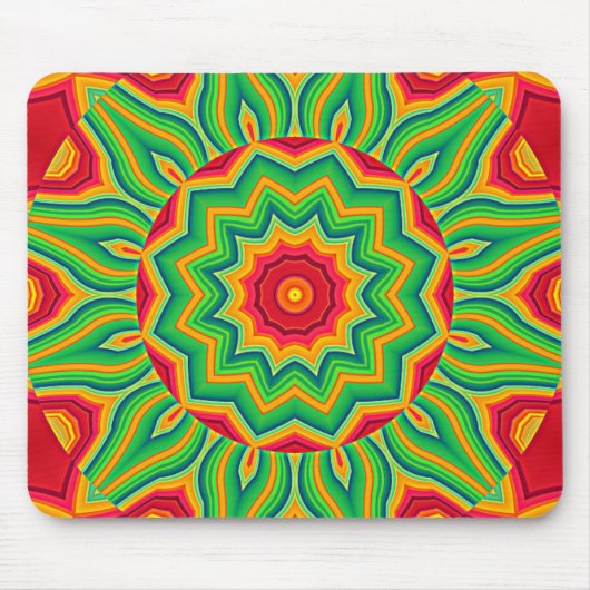 Tapis De Souris Panier à souris Mandala (Devant)