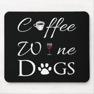 Tapis De Souris Panier à souris pour chiens de vin de café