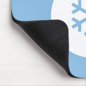 Tapis De Souris Panier bleu de Noël (Coin)