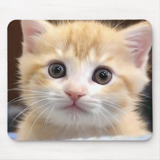 Tapis De Souris panier de chat mignon (Devant)