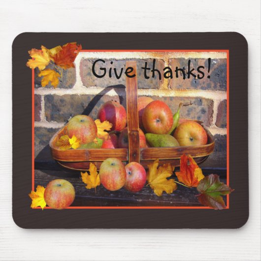 Tapis De Souris PANIER DE FRUITS ~ Mousepad (Devant)