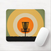 Tapis De Souris Panier de golf sur disque (Avec souris)