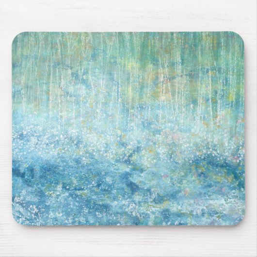 Tapis De Souris Panier de la souris des chats pluviants (Devant)