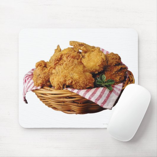 Tapis De Souris Panier de poulet frit (Avec souris)