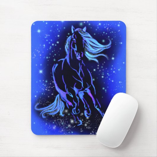 Tapis De Souris Panier de souris à cheval (Avec souris)