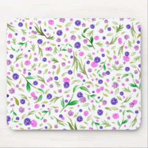 Tapis De Souris Panier de souris à fleurs d'aquarelle - cadeau lum