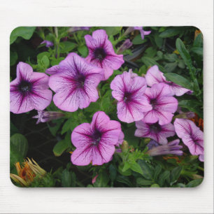 Tapis De Souris Panier de souris à fleurs pourpres