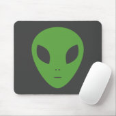 Tapis De Souris Panier de souris Alien vert (Avec souris)