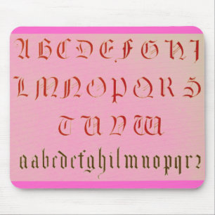 Tapis De Souris Panier de souris Alphabet
