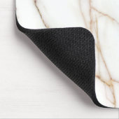 Tapis De Souris Panier de souris beige et Marbre blanc (Coin)