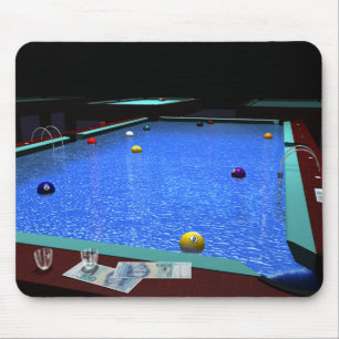 Tapis De Souris Panier de souris billard de piscine