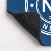 Tapis De Souris Panier de souris bleu élément néon (Coin)