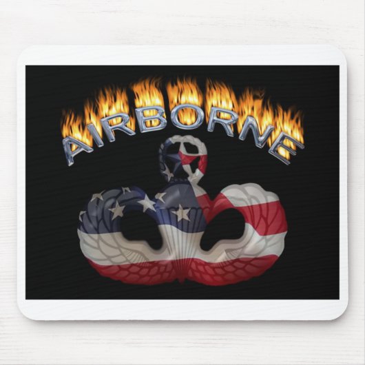 Tapis De Souris Panier de souris-cadeau en flammes (Devant)