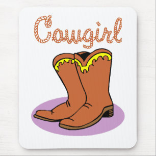 Tapis De Souris Panier de souris Cowgirl
