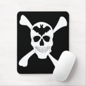 Tapis De Souris Panier De Souris Crâne Et Crossbones (Avec souris)