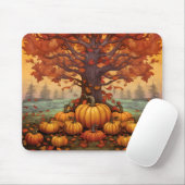 Tapis De Souris Panier de souris d'automne (Avec souris)