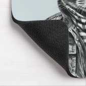 Tapis De Souris Panier de souris de chat cool (Coin)