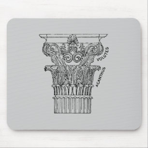 Tapis De Souris Panier de souris de colonne grecque