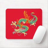 Tapis De Souris Panier de souris de dragon chinois (Avec souris)