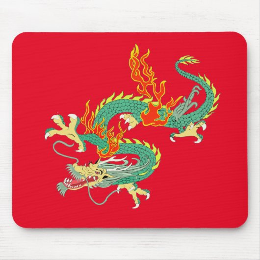 Tapis De Souris Panier de souris de dragon chinois (Devant)