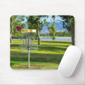 Tapis De Souris Panier de souris de golf sur disque (Avec souris)
