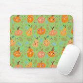 Tapis De Souris Panier de souris de patchs citrouille (Avec souris)