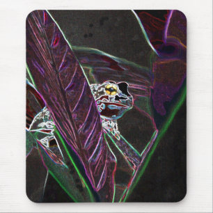 Tapis De Souris Panier de souris d'ordinateur Neon Froggy