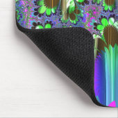 Tapis De Souris Panier de souris frigorifique violet et vert (Coin)