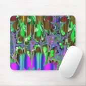 Tapis De Souris Panier de souris frigorifique violet et vert (Avec souris)