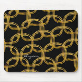 Tapis De Souris Panier de souris Glam moderne Gold Foil Circle (Devant)