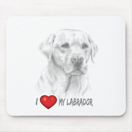 Tapis De Souris Panier de souris Labrador Retriever (Devant)