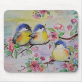 Tapis De Souris Panier de souris Little Sparrows (Devant)